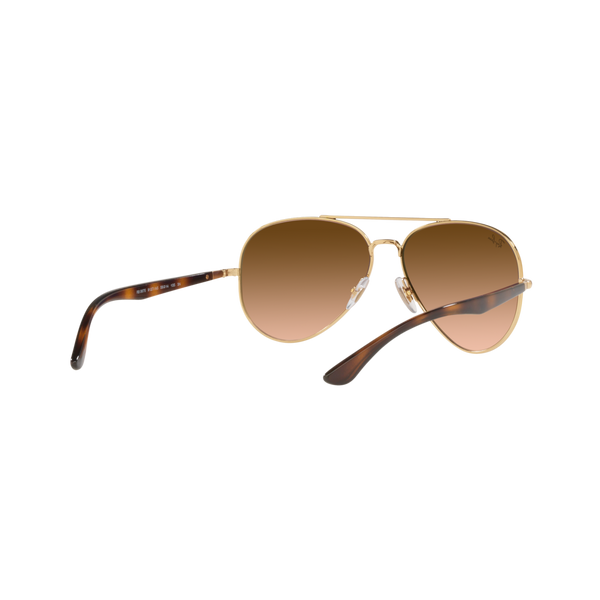 Ray Ban RB3675 RB3675 Gold Unisex Sunglasses