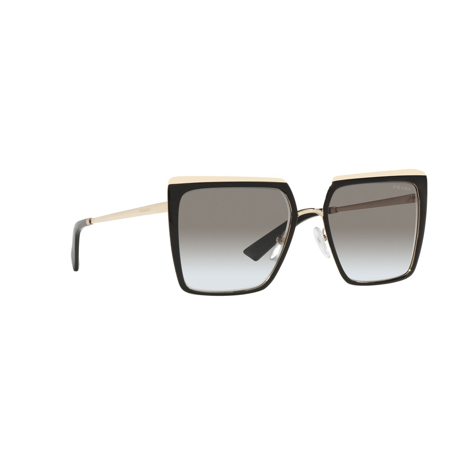 Prada PR 58WS PR 58WS Black Gold Women's Sunglasses