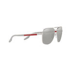 Prada Linea Rossa PS 53XS PS 53XS Silver Grey Men's Sunglasses