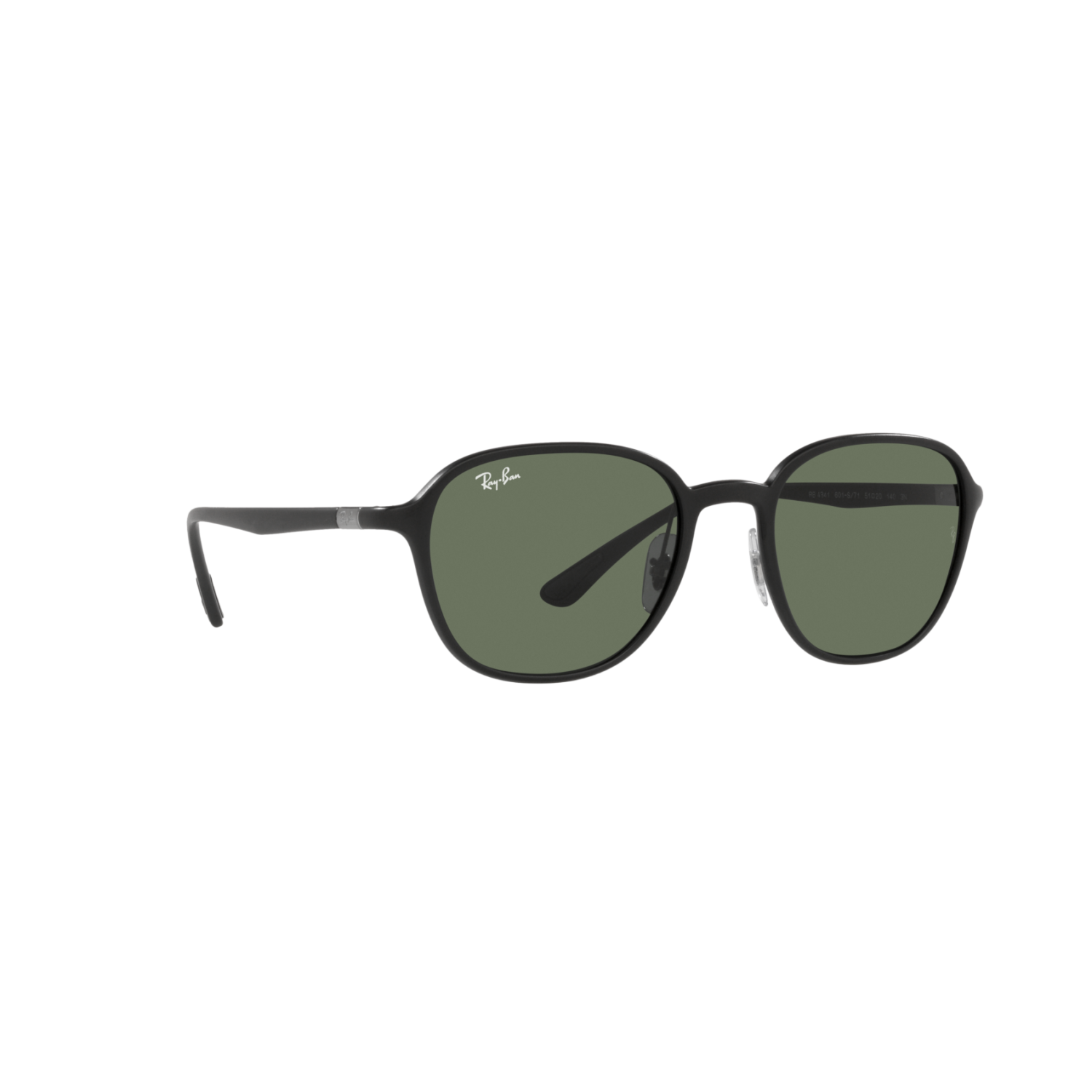 Ray Ban RB4341 RB4341 Black Unisex Sunglasses