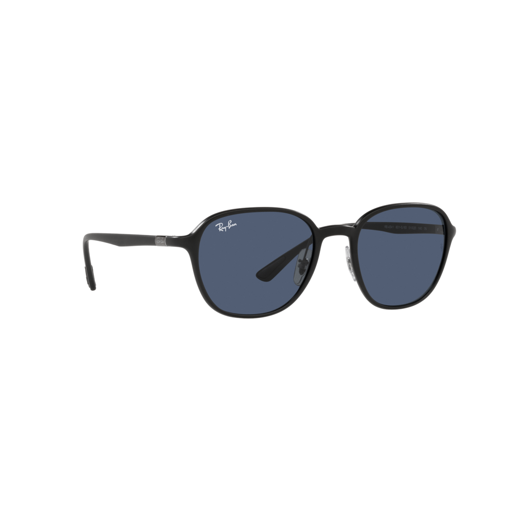 Ray Ban RB4341 RB4341 Black Unisex Sunglasses