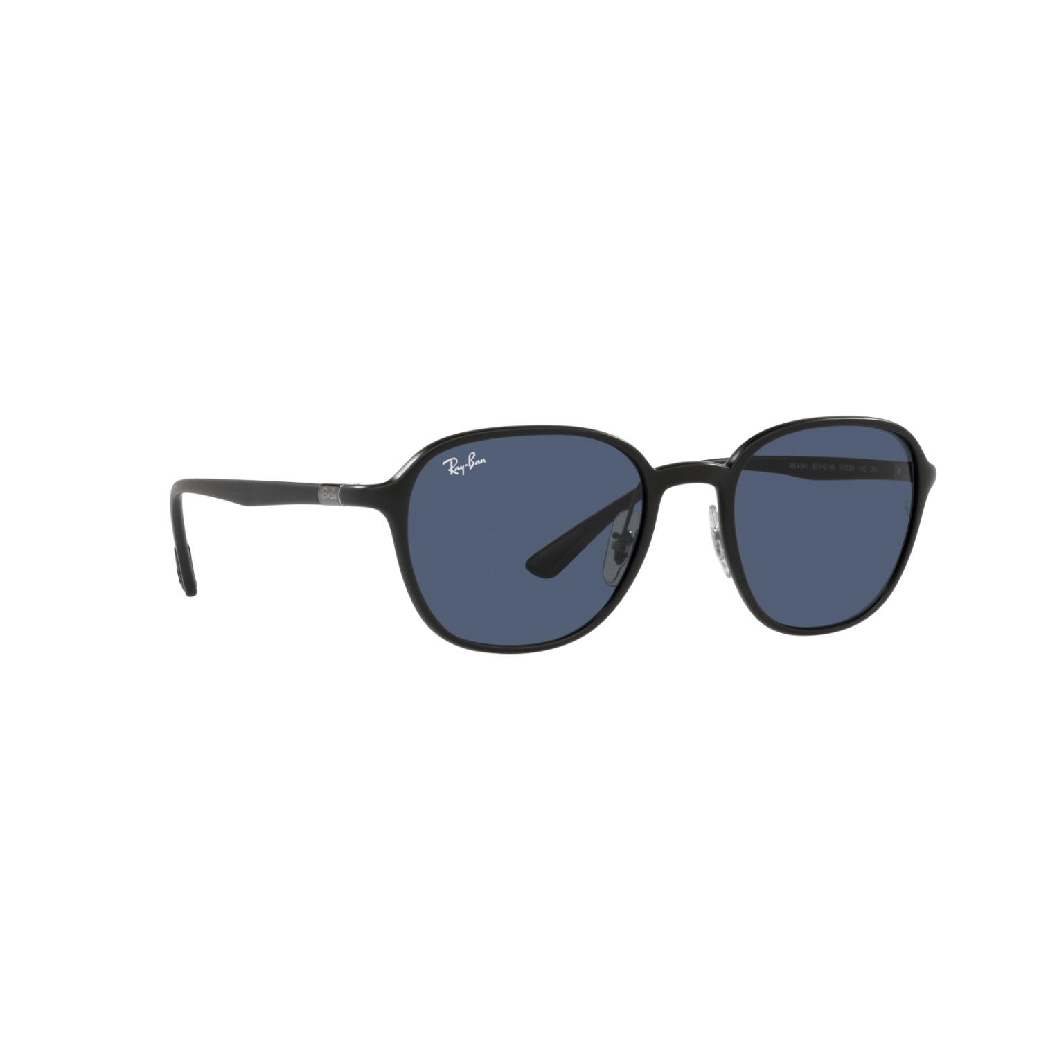Ray Ban RB4341 RB4341 Black Unisex Sunglasses
