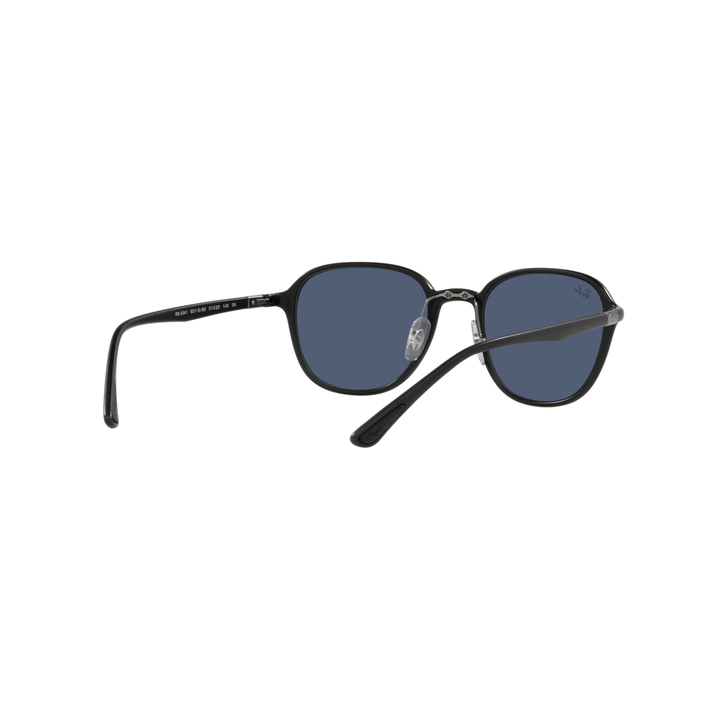 Ray Ban RB4341 RB4341 Black Unisex Sunglasses