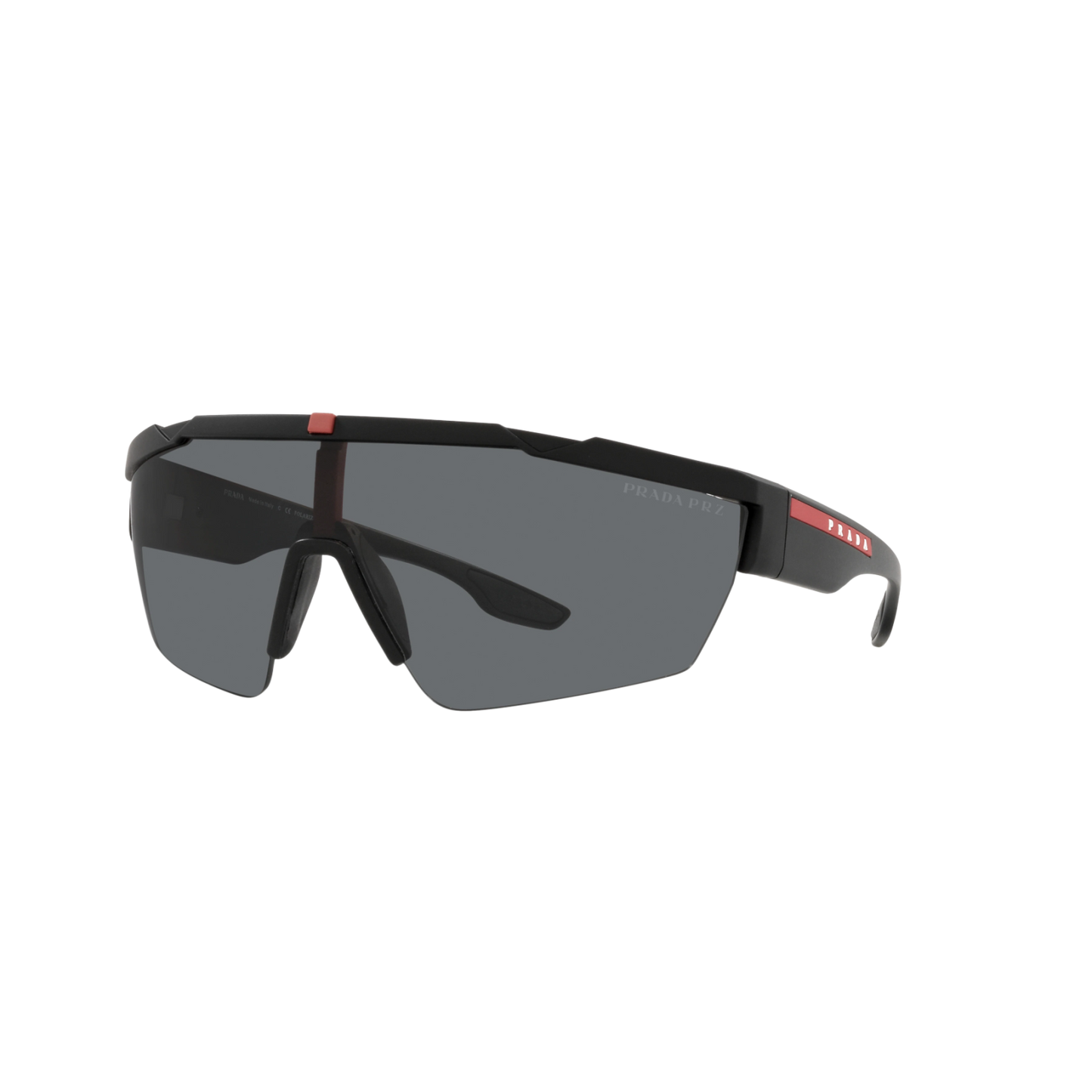 Prada Linea Rossa PS 03XSF PS 03XSF Black Men's Polarized Sunglasses