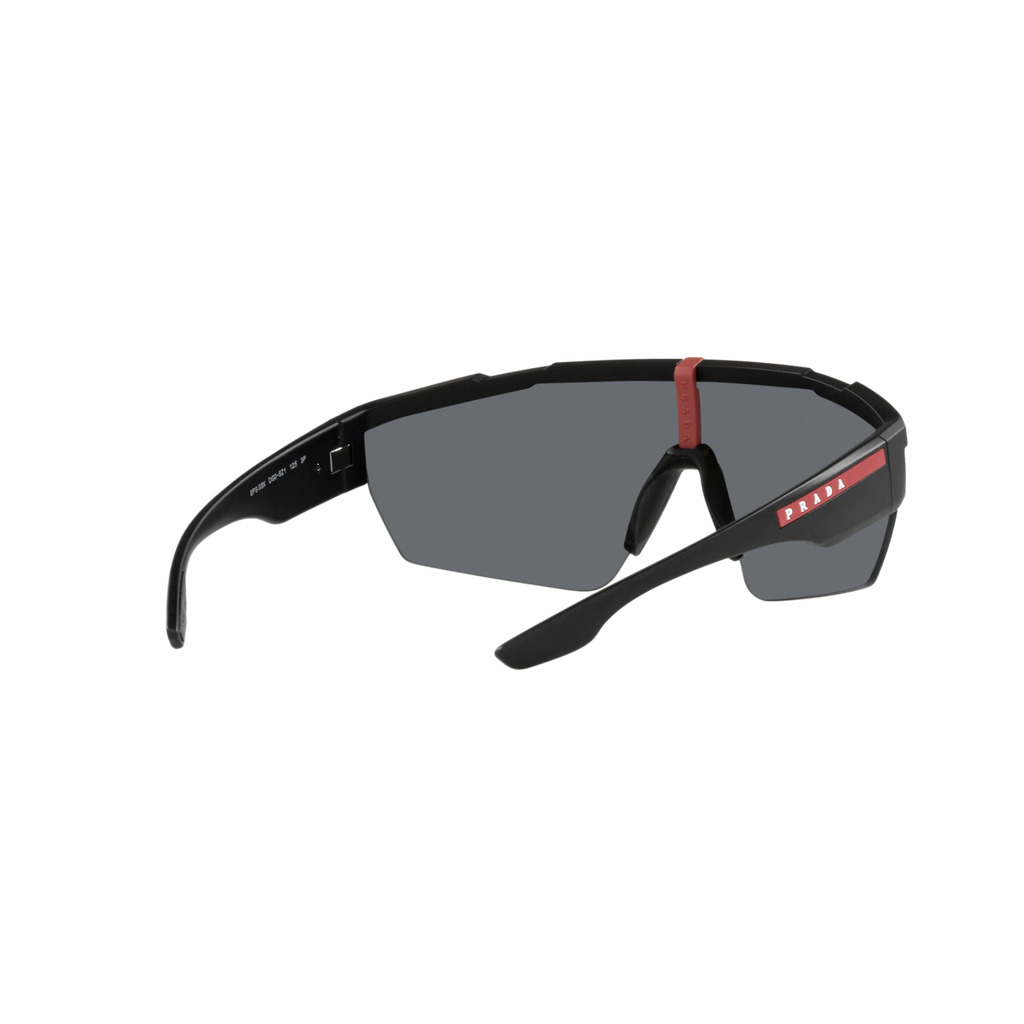 Prada Linea Rossa PS 03XSF PS 03XSF Black Men's Polarized Sunglasses