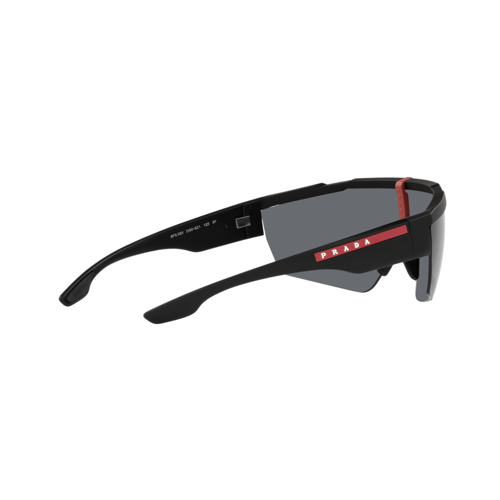 Prada Linea Rossa PS 03XSF PS 03XSF Black Men's Polarized Sunglasses