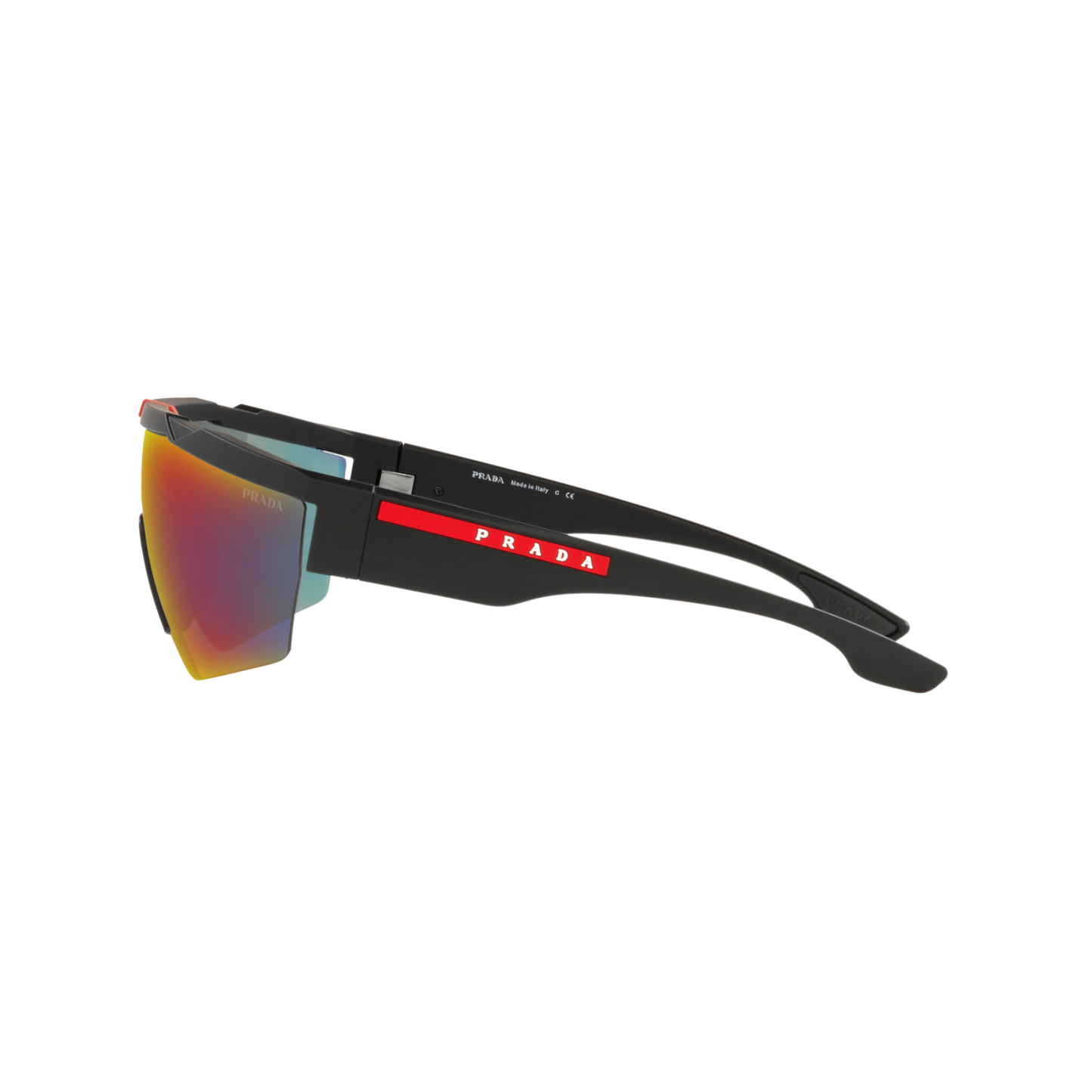 Prada Linea Rossa PS 03XSF PS 03XSF Black Men's Sunglasses