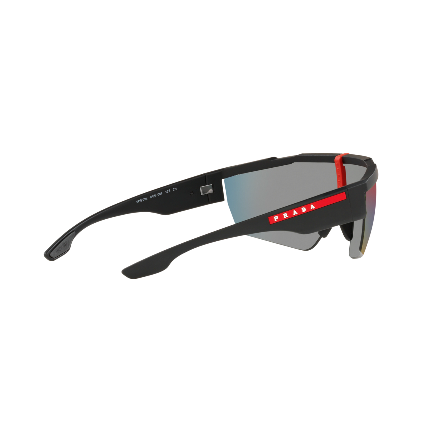 Prada Linea Rossa PS 03XSF PS 03XSF Black Men's Sunglasses
