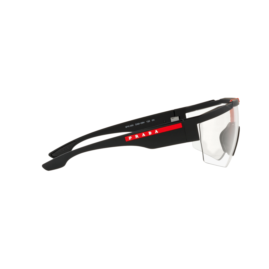 Prada Linea Rossa PS 03XSF PS 03XSF Black Men's Sunglasses