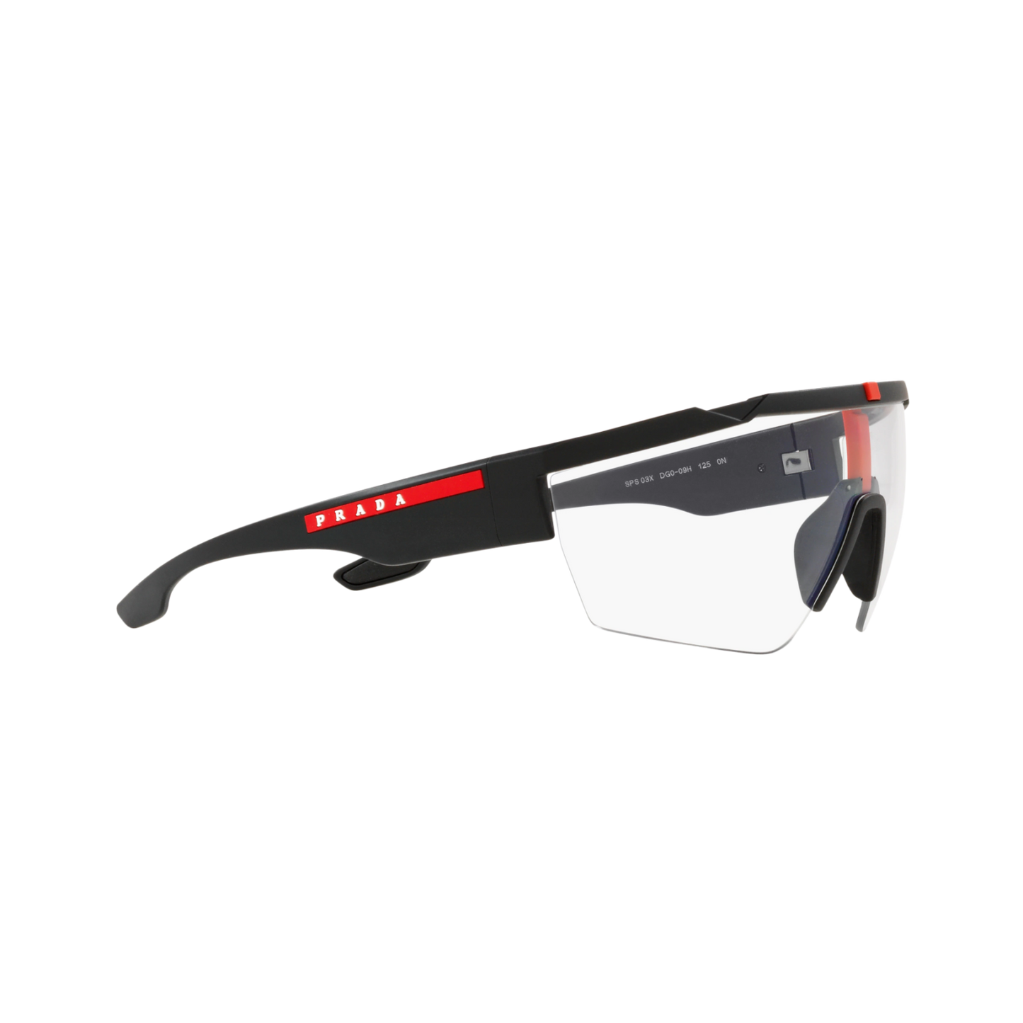 Prada Linea Rossa PS 03XSF PS 03XSF Black Men's Sunglasses