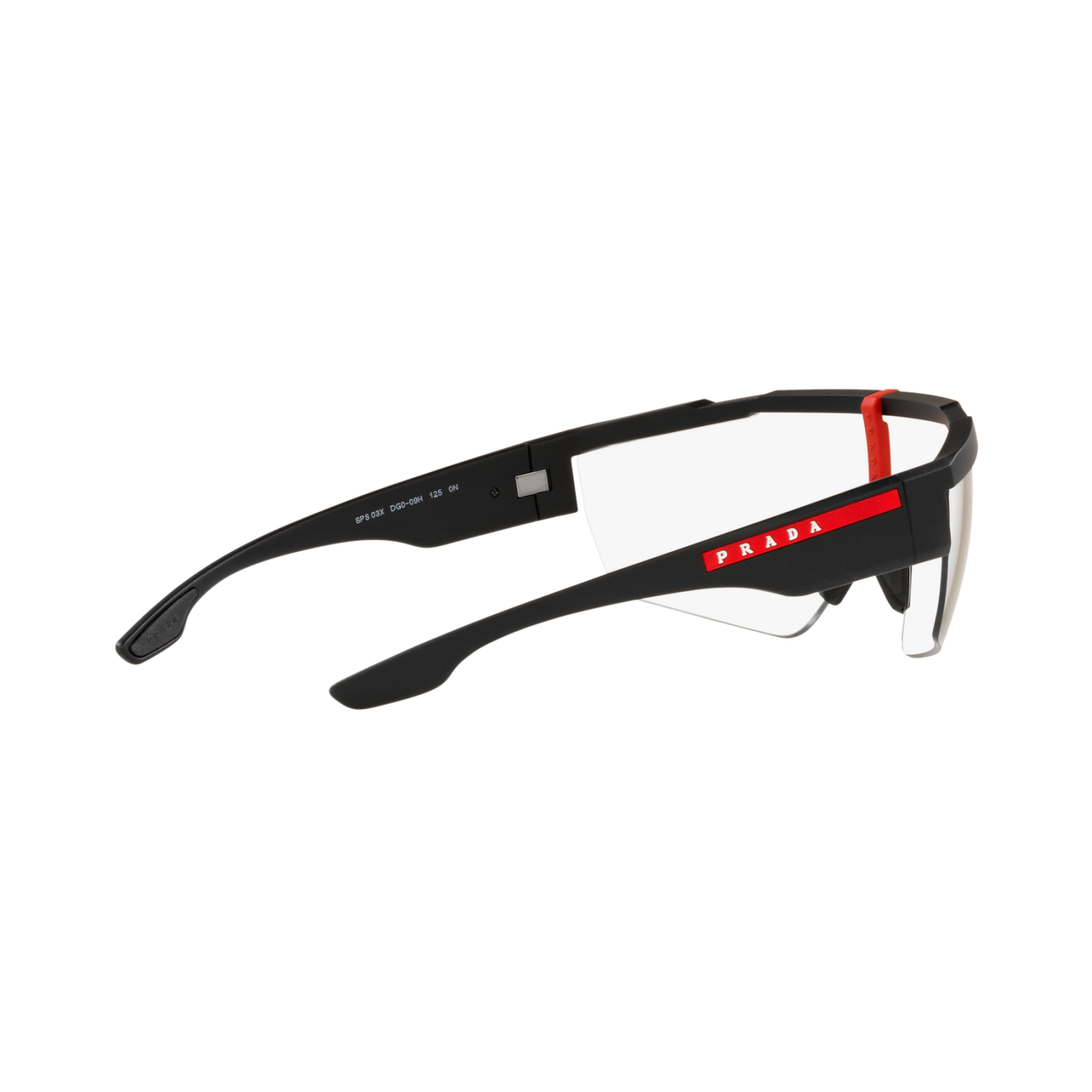 Prada Linea Rossa PS 03XSF PS 03XSF Black Men's Sunglasses