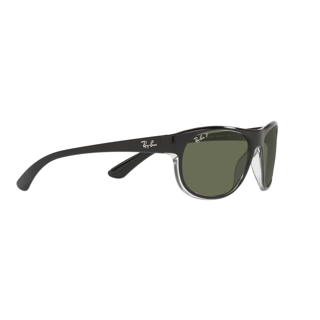Ray Ban RB4351 RB4351 Black Unisex Polarized Sunglasses