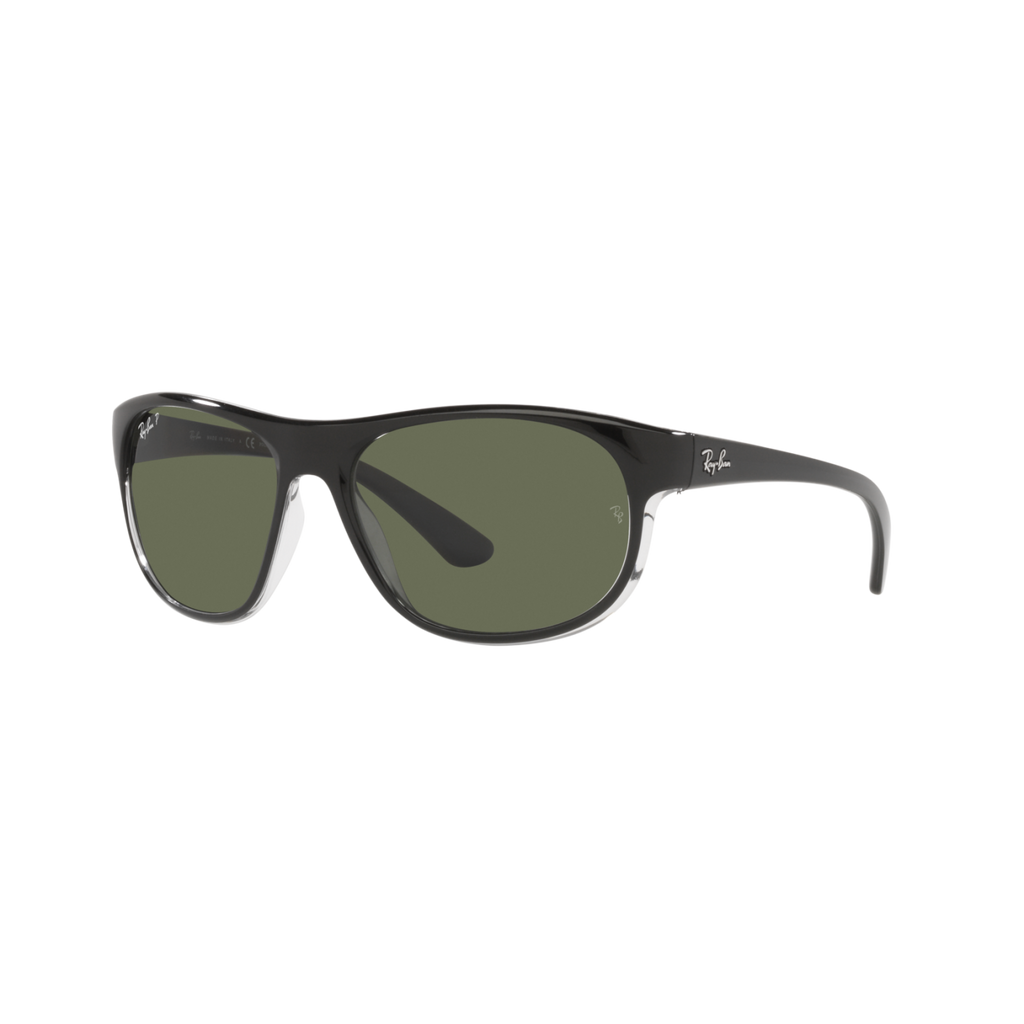 Ray Ban RB4351 RB4351 Black Unisex Polarized Sunglasses