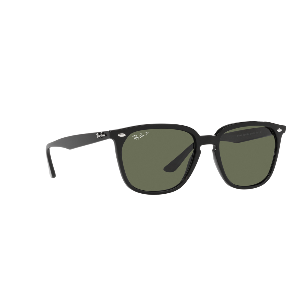 Ray Ban RB4362 RB4362 Black Unisex Polarized Sunglasses
