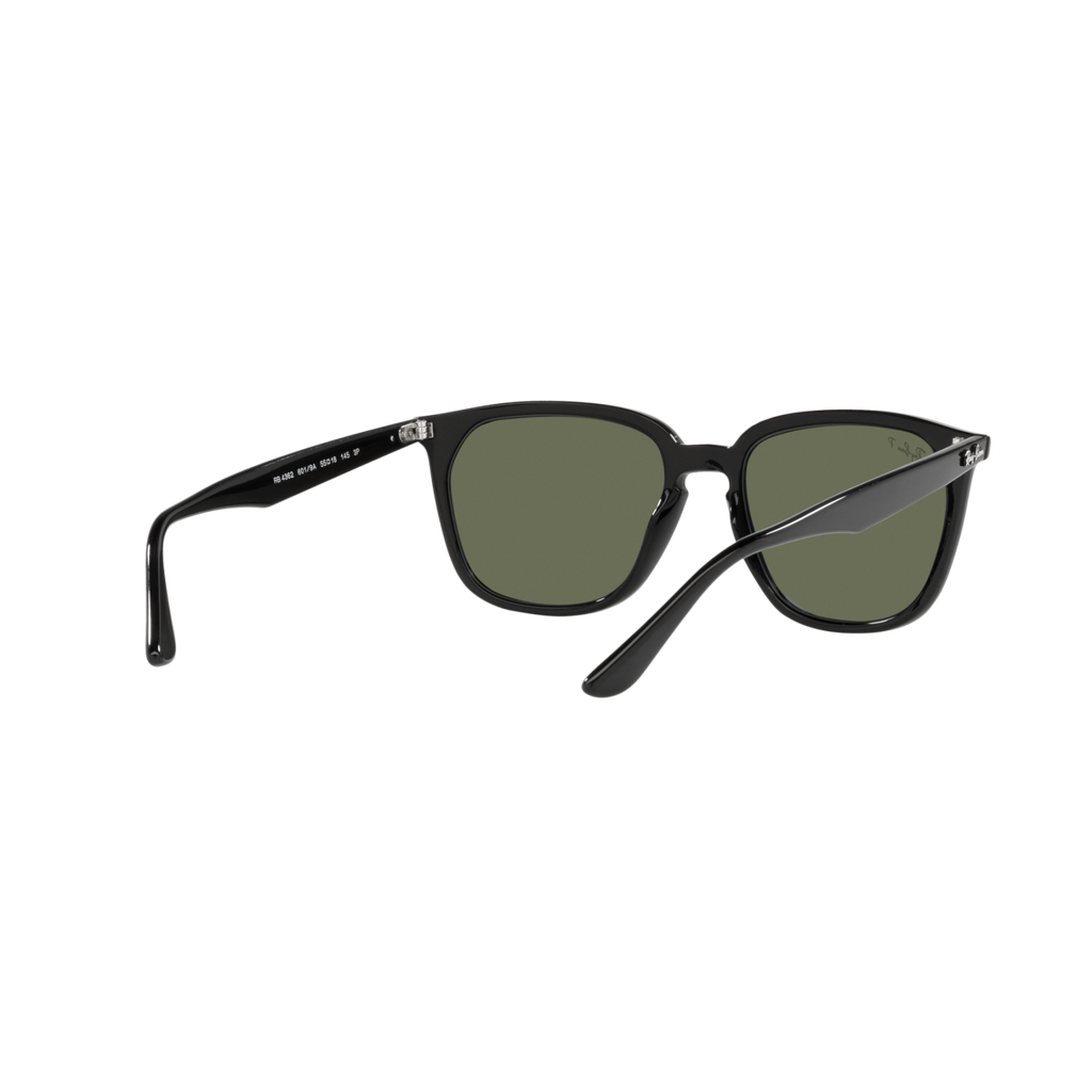 Ray Ban RB4362 RB4362 Black Unisex Polarized Sunglasses