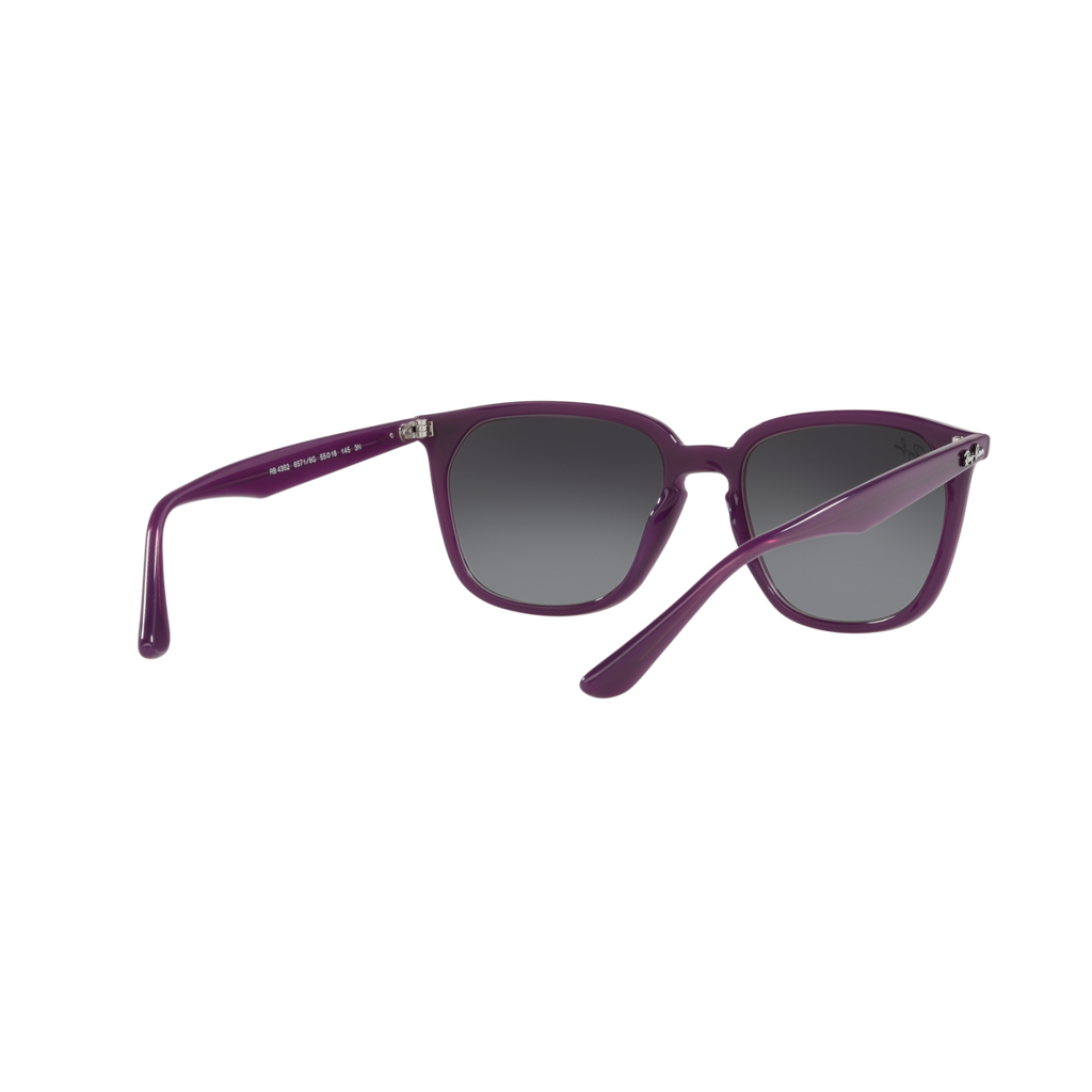 Ray Ban RB4362 RB4362 Purple Unisex Sunglasses