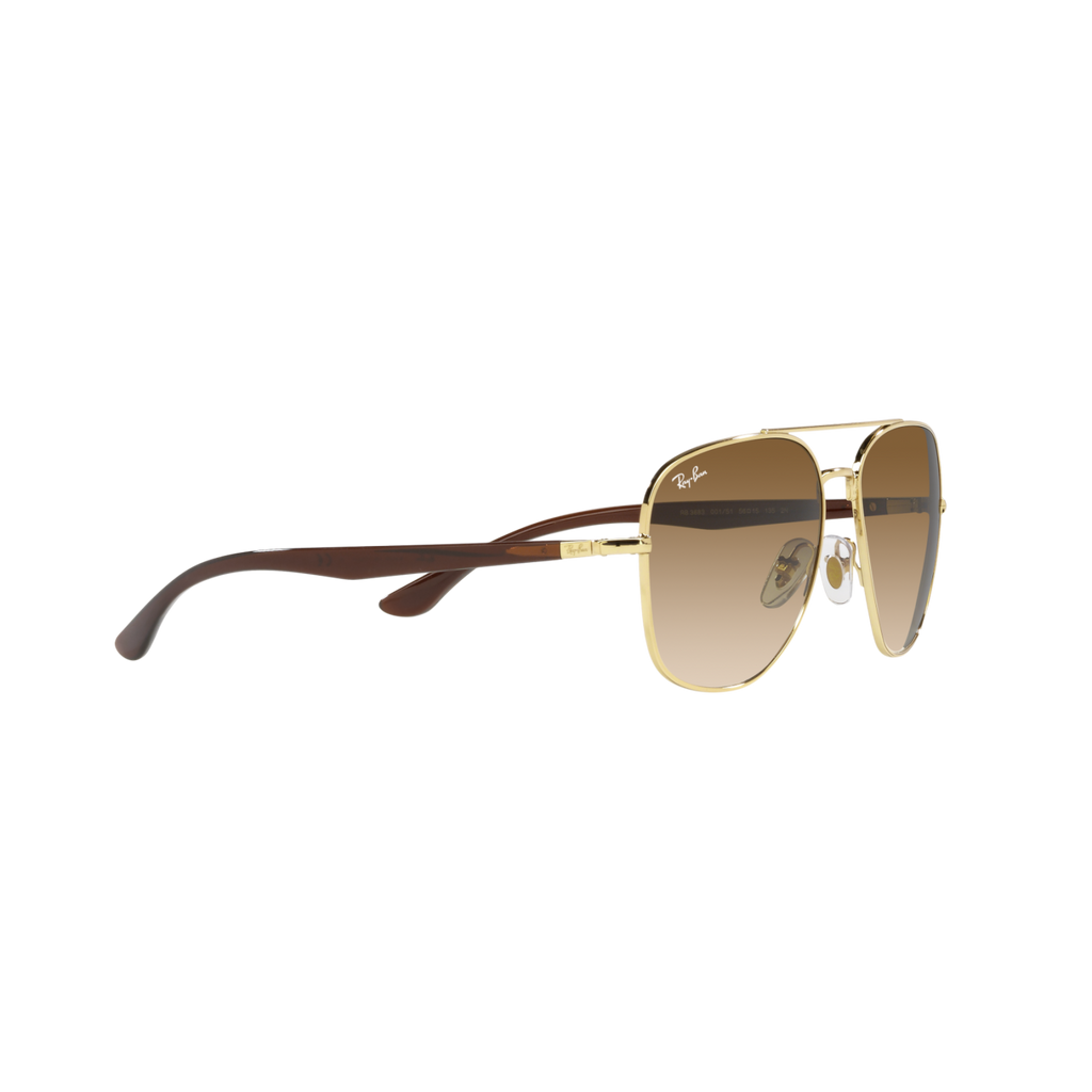 Ray Ban RB3683 RB3683 Brown Unisex Sunglasses