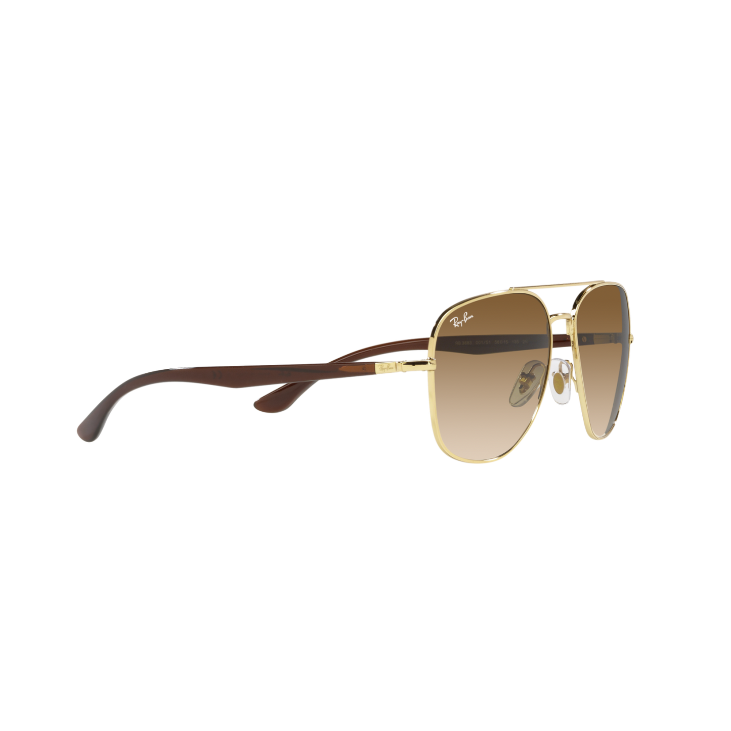 Ray Ban RB3683 RB3683 Brown Unisex Sunglasses