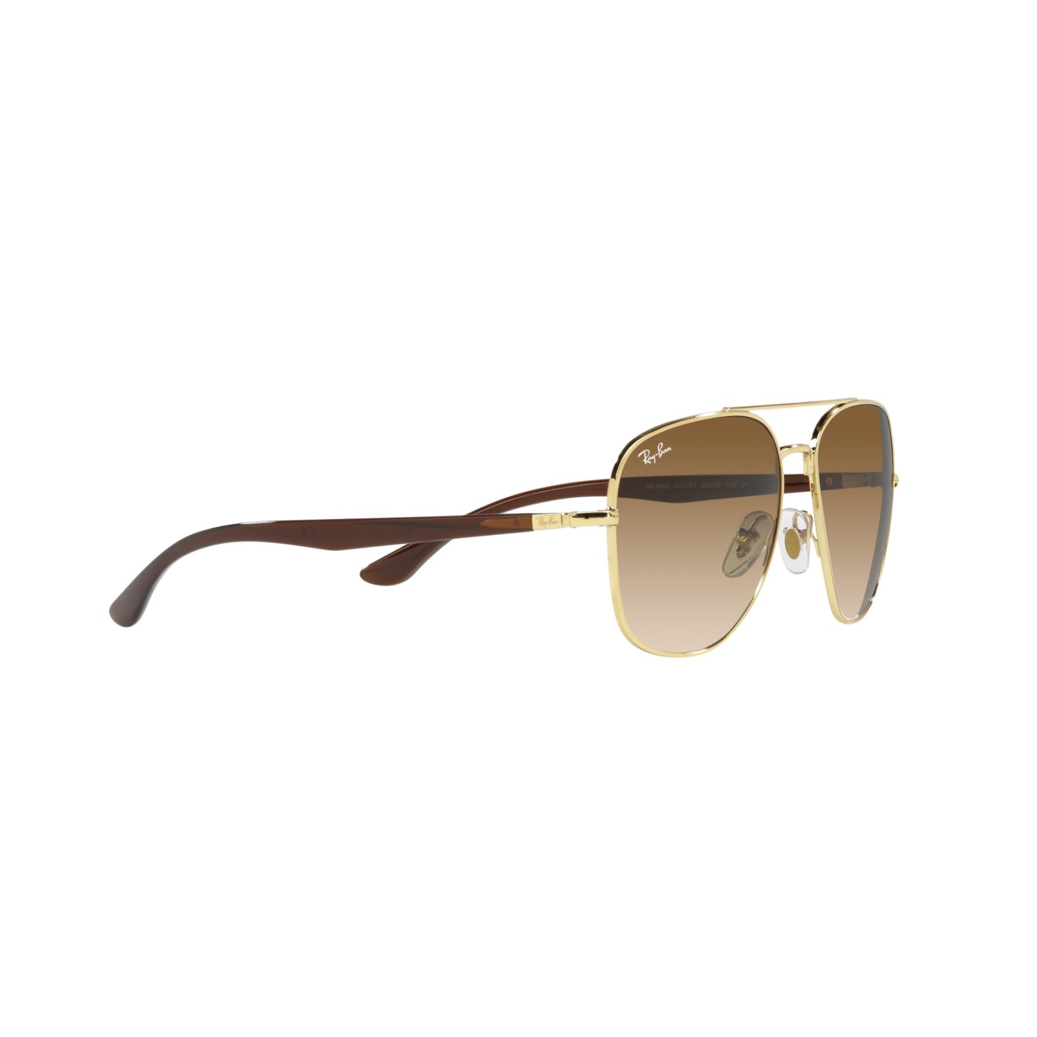 Ray Ban RB3683 RB3683 Brown Unisex Sunglasses
