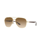 Ray Ban RB3683 RB3683 Brown Unisex Sunglasses