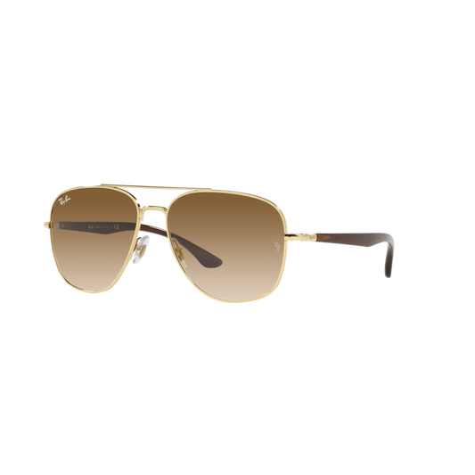 Ray Ban RB3683 RB3683 Brown Unisex Sunglasses