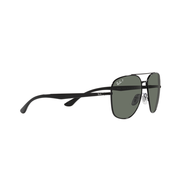 Ray Ban RB3683 RB3683 Black Unisex Polarized Sunglasses