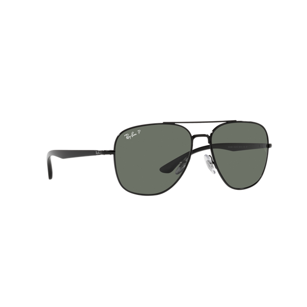 Ray Ban RB3683 RB3683 Black Unisex Polarized Sunglasses