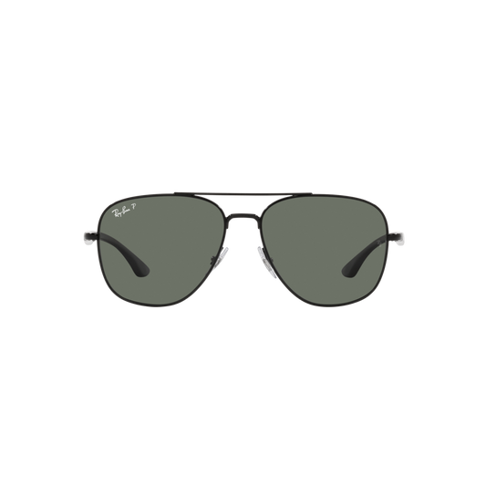 Ray Ban RB3683 RB3683 Black Unisex Polarized Sunglasses