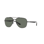 Ray Ban RB3683 RB3683 Black Unisex Polarized Sunglasses