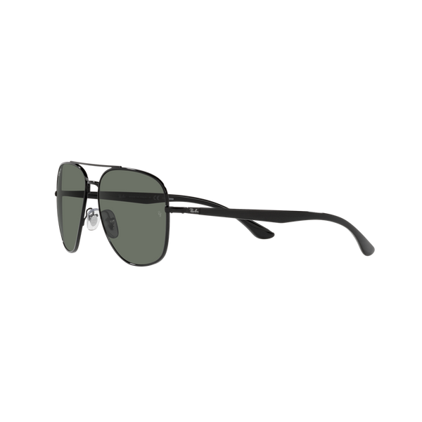 Ray Ban RB3683 RB3683 Black Unisex Polarized Sunglasses