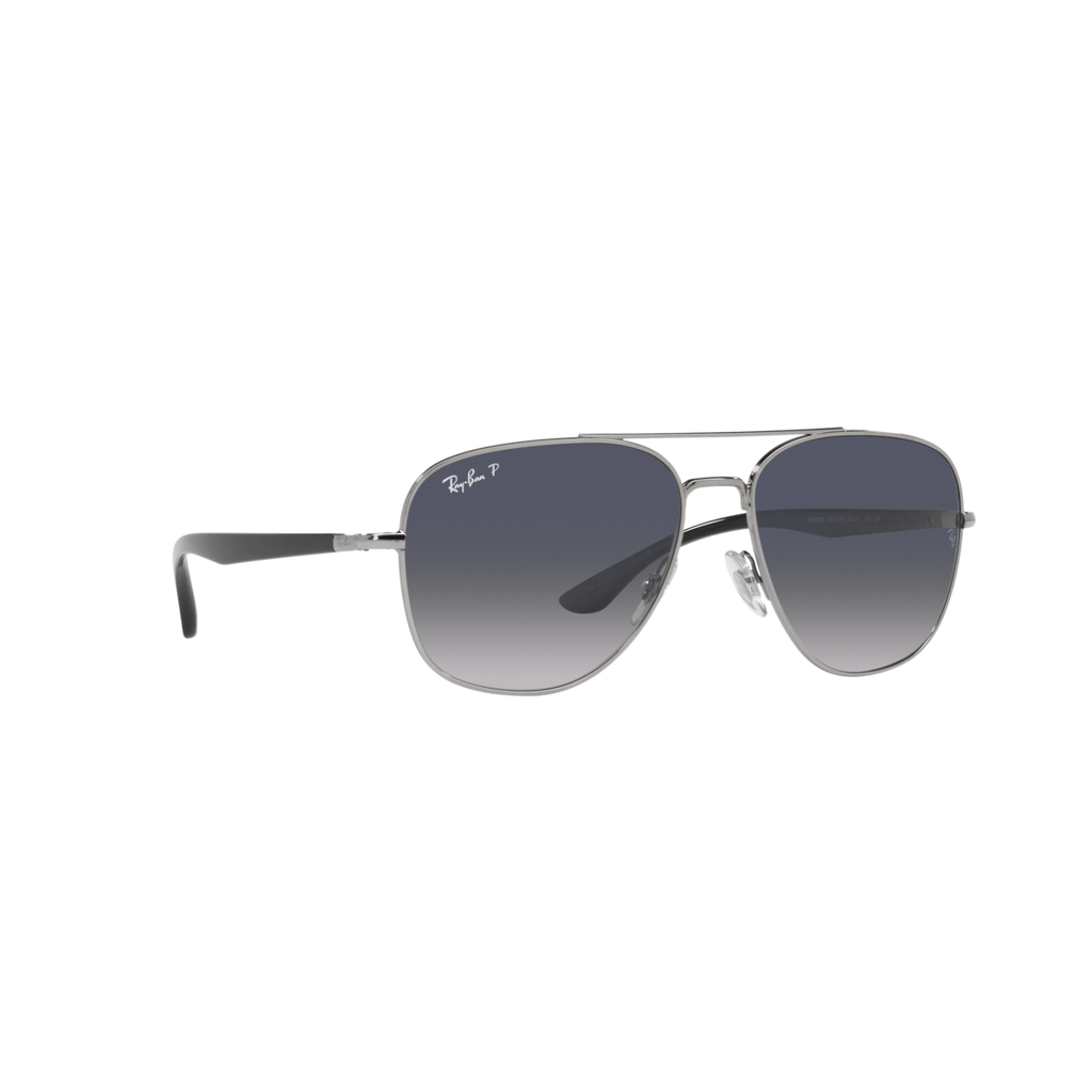 Ray Ban RB3683 RB3683 Black Unisex Polarized Sunglasses