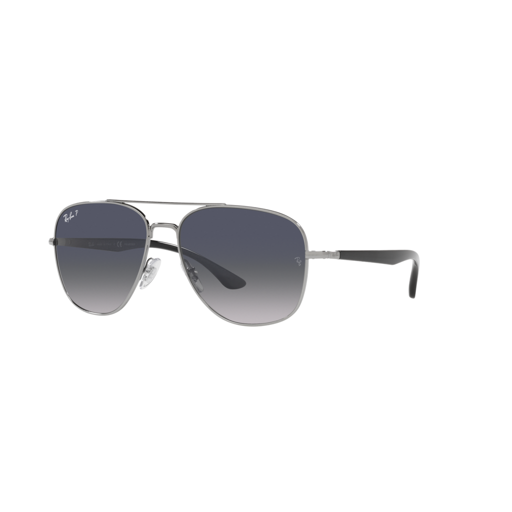 Ray Ban RB3683 RB3683 Black Unisex Polarized Sunglasses