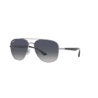 Ray Ban RB3683 RB3683 Black Unisex Polarized Sunglasses