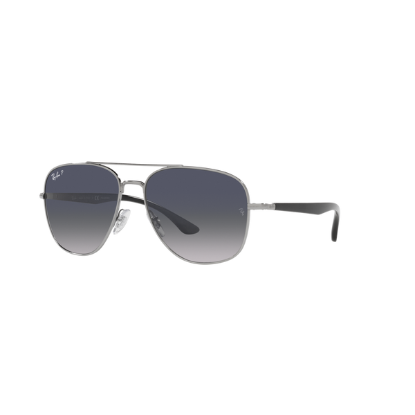 Ray Ban RB3683 RB3683 Black Unisex Polarized Sunglasses
