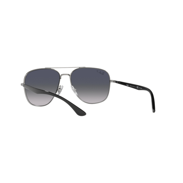 Ray Ban RB3683 RB3683 Black Unisex Polarized Sunglasses