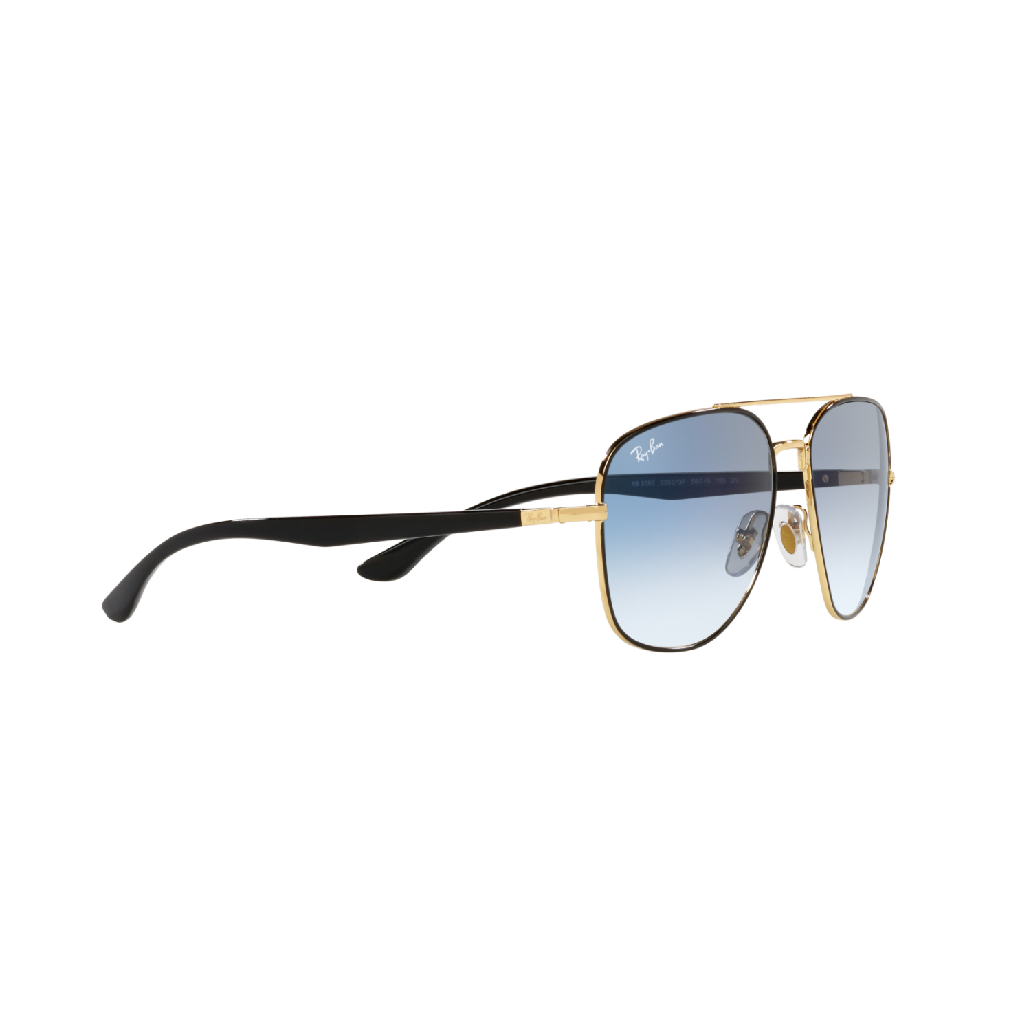 Ray Ban RB3683 RB3683 Black Unisex Sunglasses