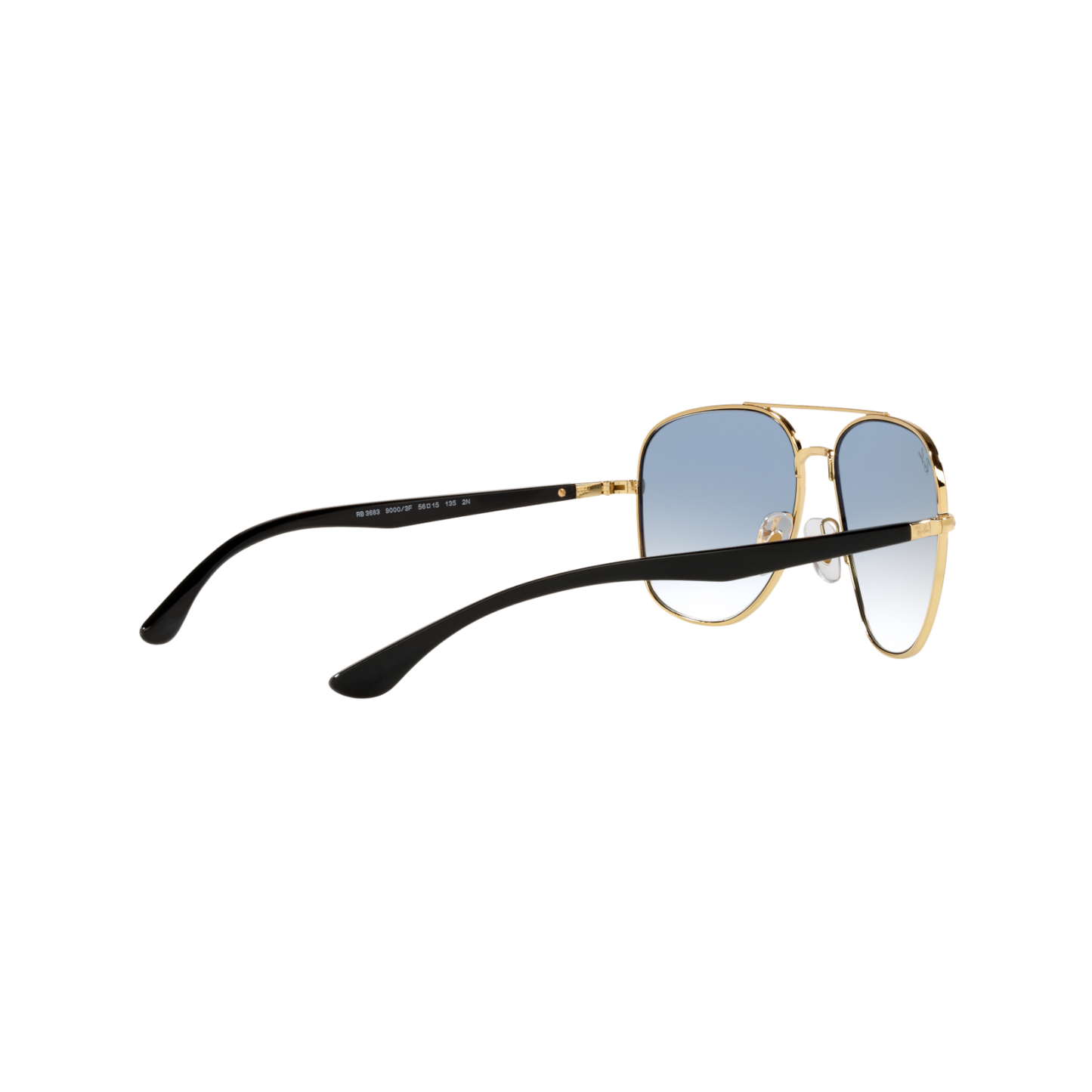 Ray Ban RB3683 RB3683 Black Unisex Sunglasses