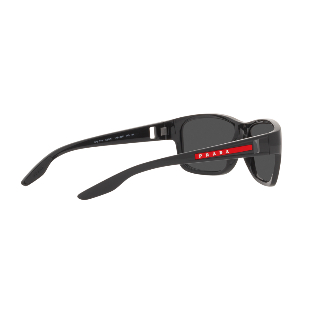 Prada Linea Rossa PS 01WS PS 01WS Black Men's Sunglasses