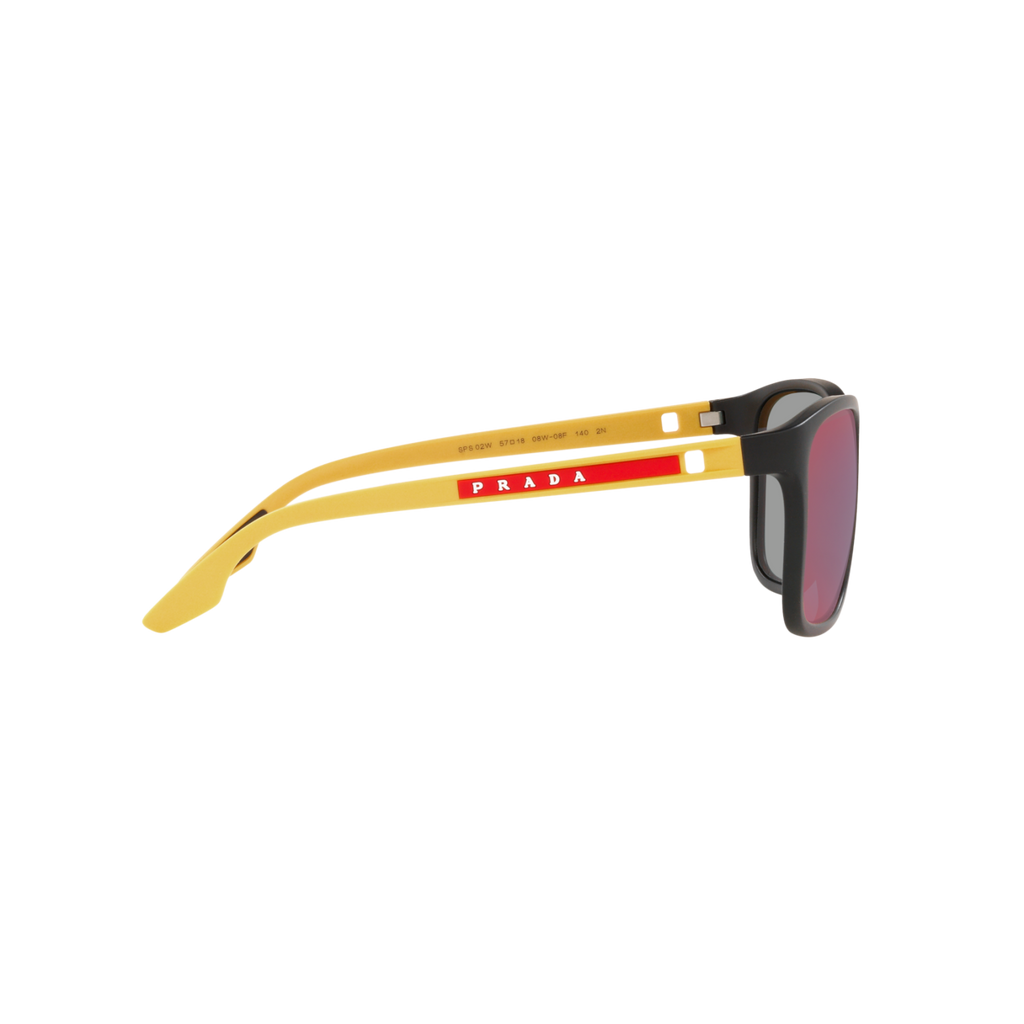 Prada Linea Rossa PS 02WS PS 02WS Black Men's Sunglasses
