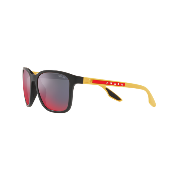 Prada Linea Rossa PS 02WS PS 02WS Black Men's Sunglasses