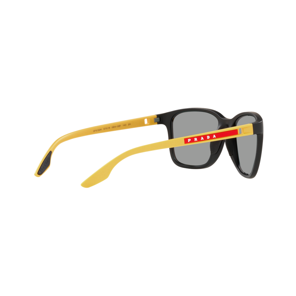 Prada Linea Rossa PS 02WS PS 02WS Black Men's Sunglasses