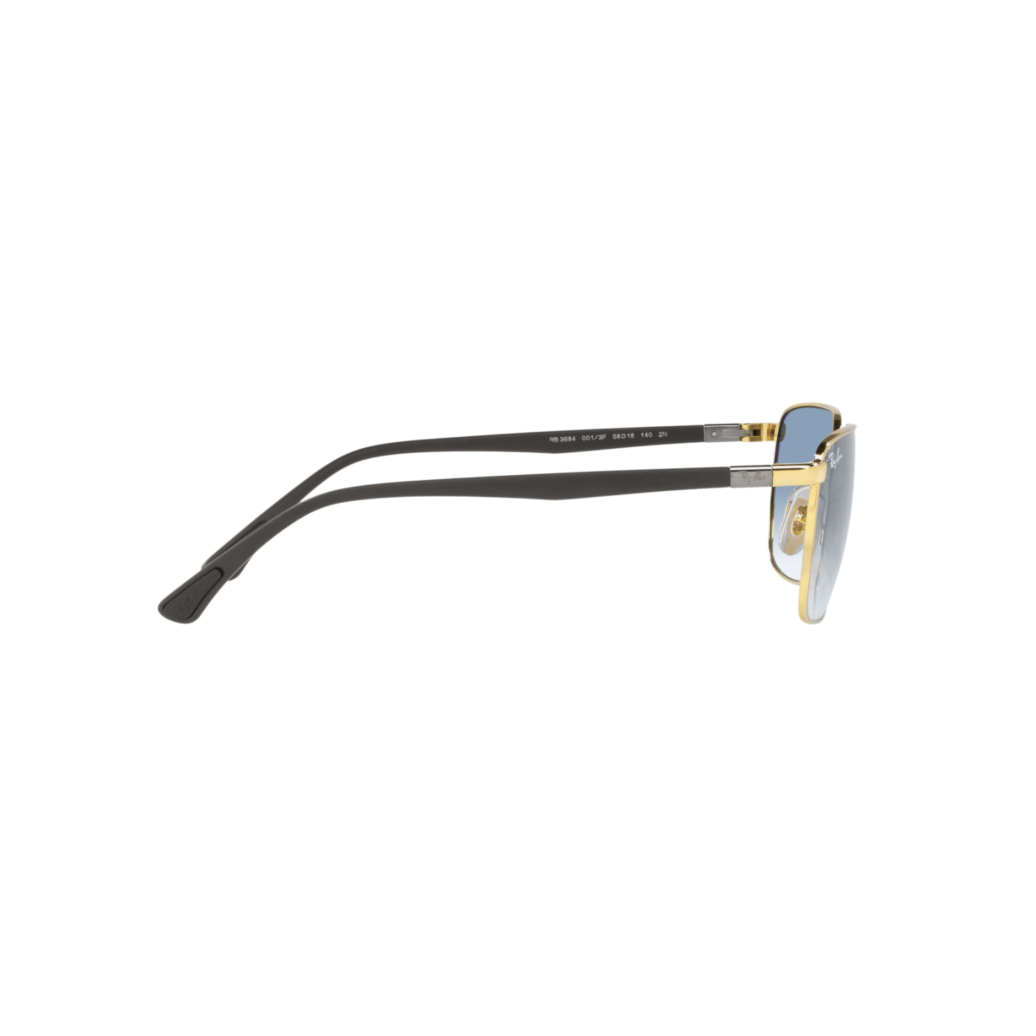 Ray Ban RB3684 RB3684 Gold Unisex Sunglasses