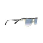 Ray Ban RB3684 RB3684 Gold Unisex Sunglasses