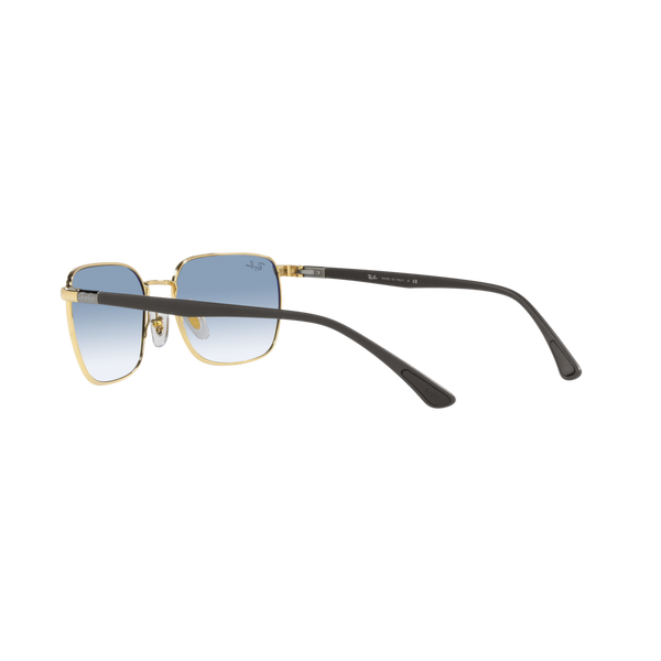 Ray Ban RB3684 RB3684 Gold Unisex Sunglasses