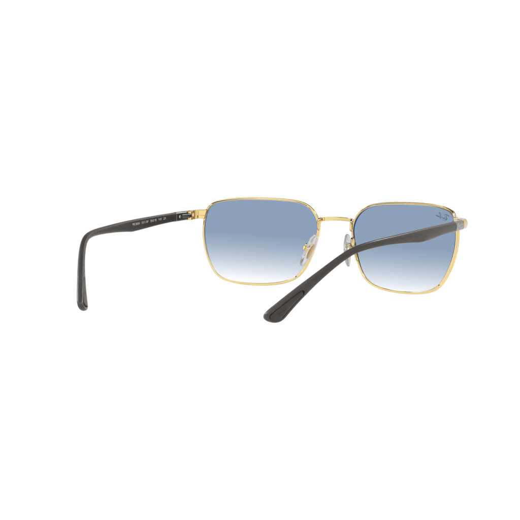 Ray Ban RB3684 RB3684 Gold Unisex Sunglasses