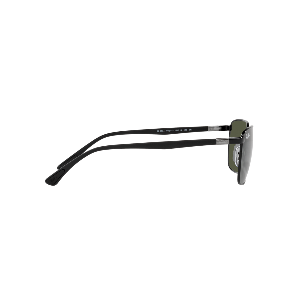 Ray Ban RB3684 RB3684 Black Unisex Sunglasses