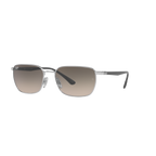 Ray Ban RB3684 RB3684 Silver Unisex Sunglasses