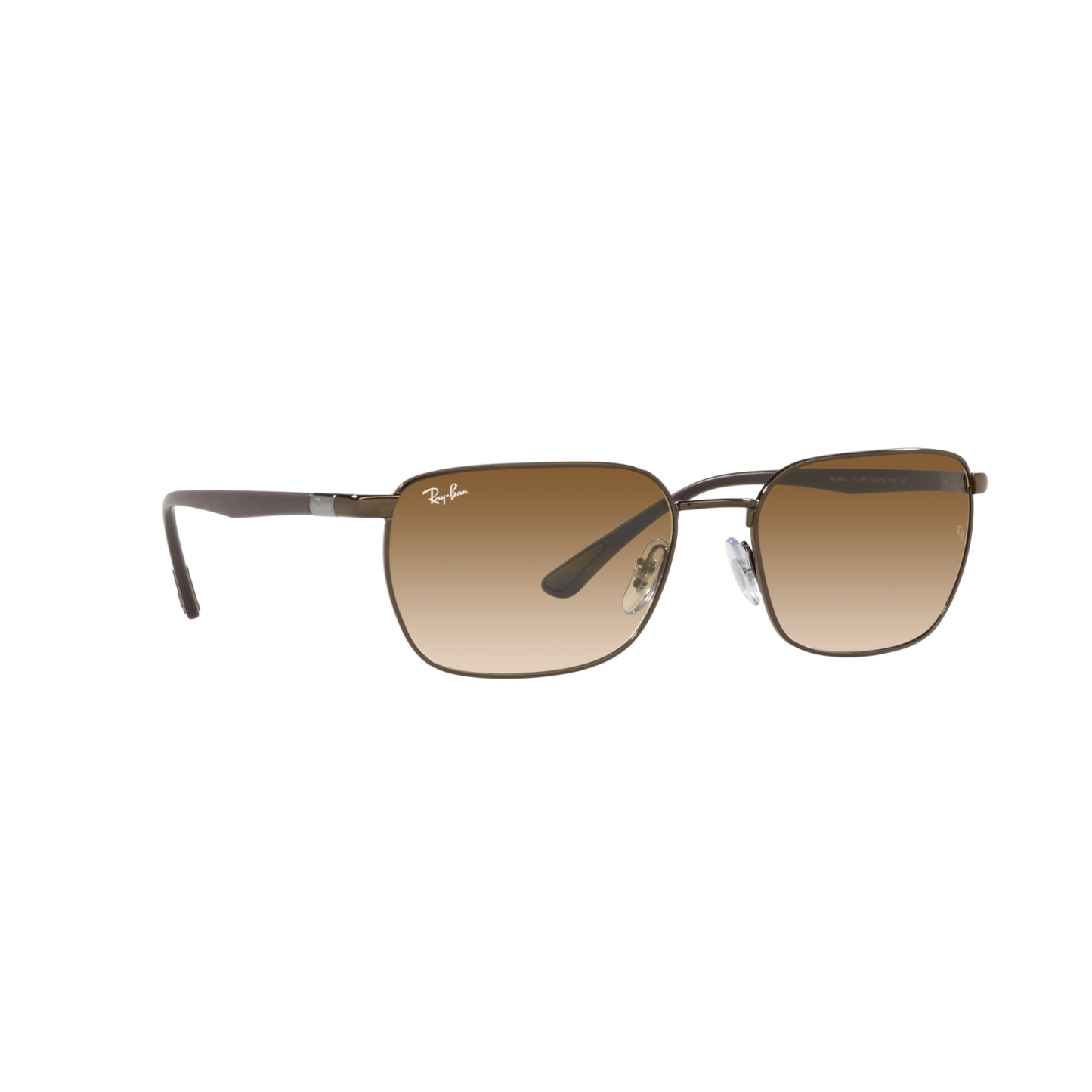 Ray Ban RB3684 RB3684 Brown Unisex Sunglasses