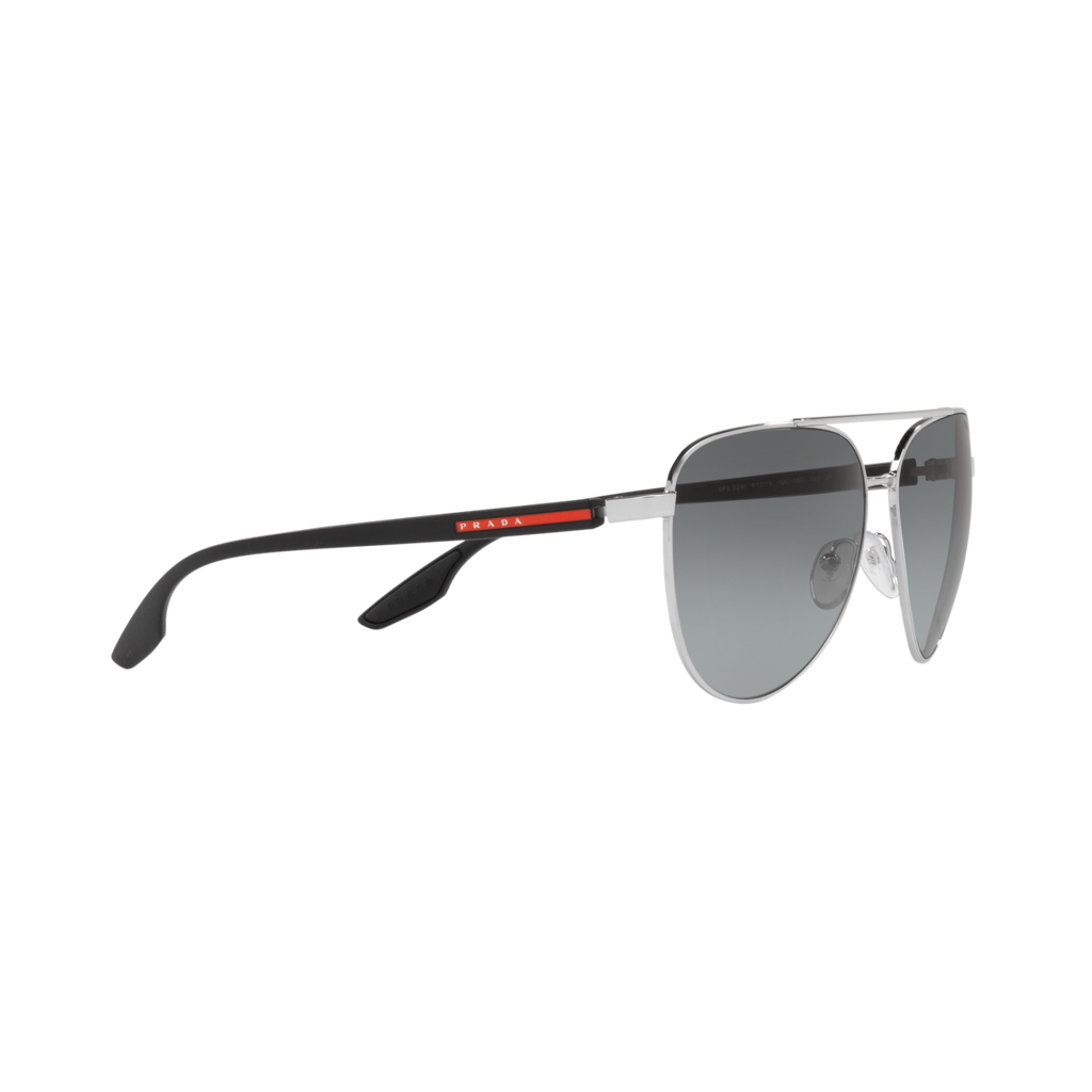 Prada Linea Rossa PS 52WS PS 52WS Silver Men's Sunglasses