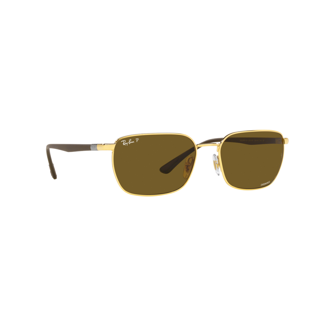 Ray Ban RB3684CH RB3684CH Gold Unisex Polarized Sunglasses